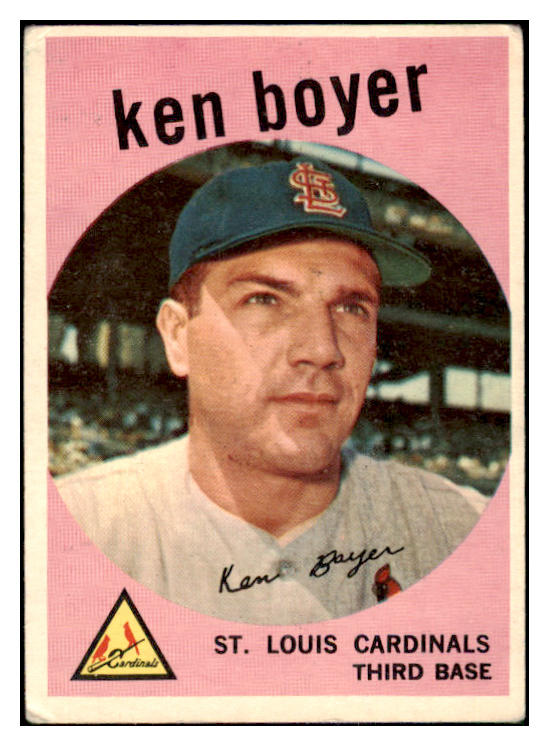 1959 Topps Baseball #325 Ken Boyer Cardinals VG-EX 500920