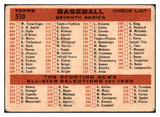 1959 Topps Baseball #510 New York Yankees Team GD-VG 500924