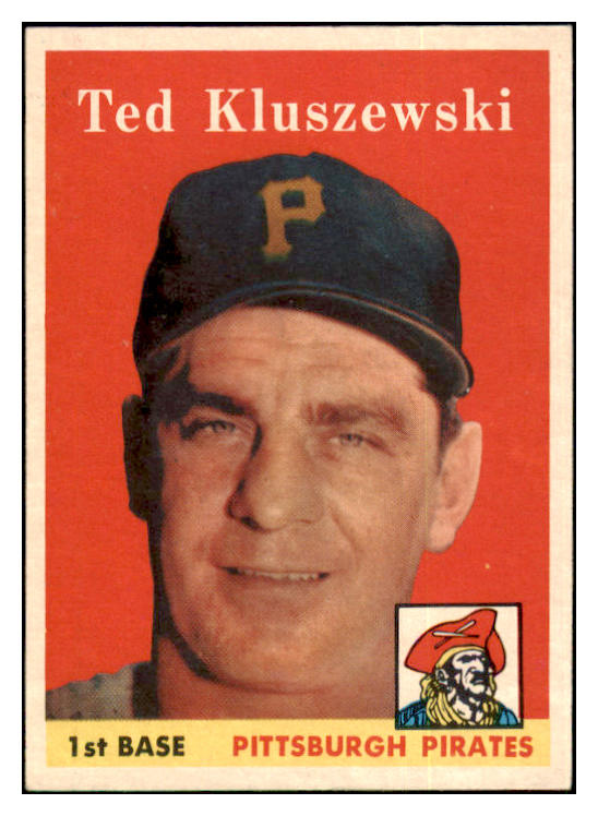 1958 Topps Baseball #178 Ted Kluszewski Pirates VG-EX 500936