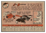 1958 Topps Baseball #115 Jim Bunning Tigers EX 500947