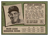 1971 Topps Baseball #688 Sparky Anderson Reds NR-MT 500957