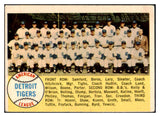 1958 Topps Baseball #397 Detroit Tigers Team EX 500960