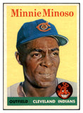 1958 Topps Baseball #295 Minnie Minoso Indians EX-MT 500972