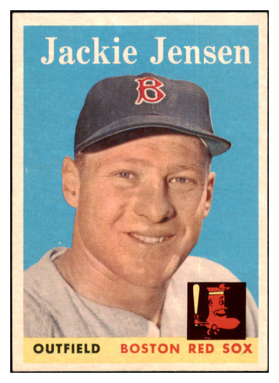 1958 Topps Baseball #130 Jackie Jensen Red Sox EX-MT 500975