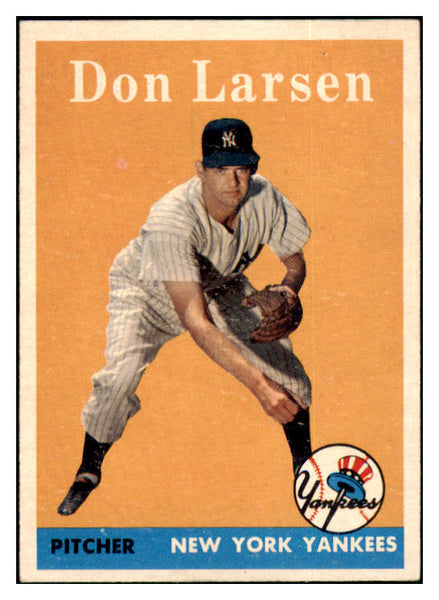 1958 Topps Baseball #161 Don Larsen Yankees EX-MT 500981