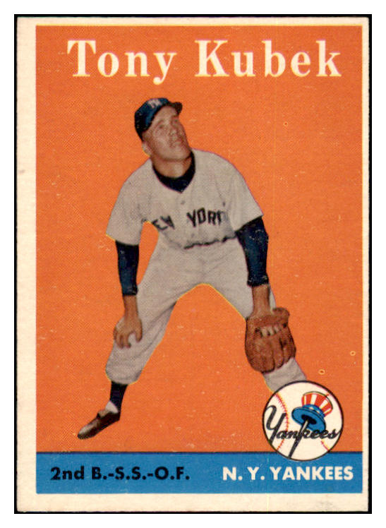 1958 Topps Baseball #393 Tony Kubek Yankees EX-MT 500989