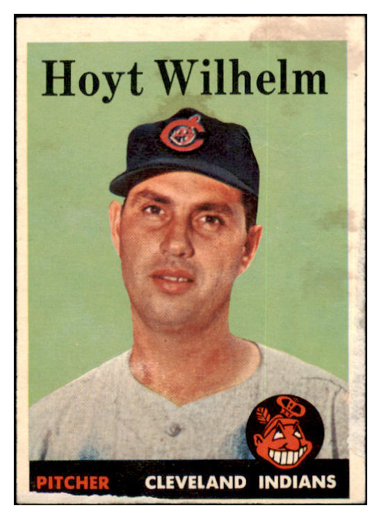 1958 Topps Baseball #324 Hoyt Wilhelm Indians VG 501010