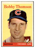 1958 Topps Baseball #430 Bobby Thomson Cubs VG-EX 501015