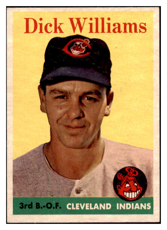 1958 Topps Baseball #079 Dick Williams Indians EX-MT 501016
