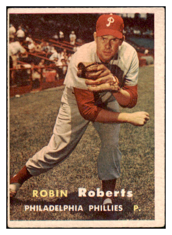 1957 Topps Baseball #015 Robin Roberts Phillies VG-EX 501025