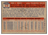 1957 Topps Baseball #015 Robin Roberts Phillies VG-EX 501025