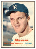 1957 Topps Baseball #135 Bill Skowron Yankees VG-EX 501040