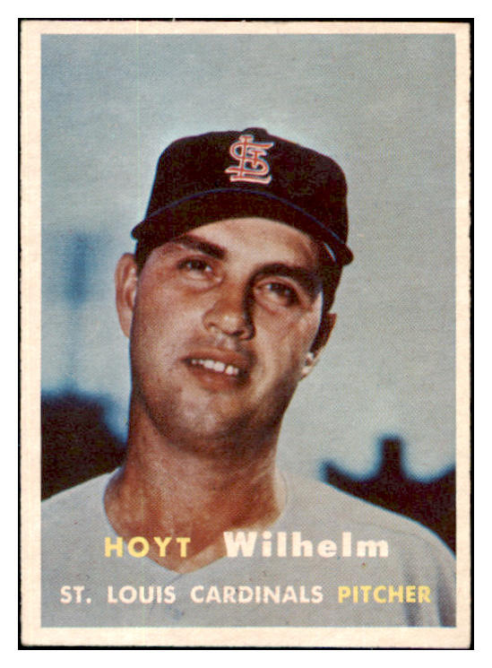 1957 Topps Baseball #203 Hoyt Wilhelm Cardinals EX-MT 501041
