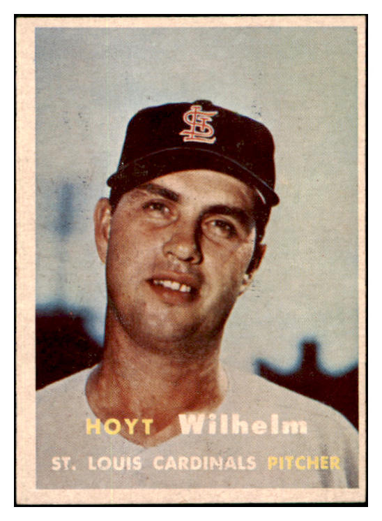 1957 Topps Baseball #203 Hoyt Wilhelm Cardinals EX-MT 501044