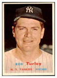 1957 Topps Baseball #264 Bob Turley Yankees EX-MT 501045