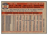 1957 Topps Baseball #040 Early Wynn Indians EX 501049