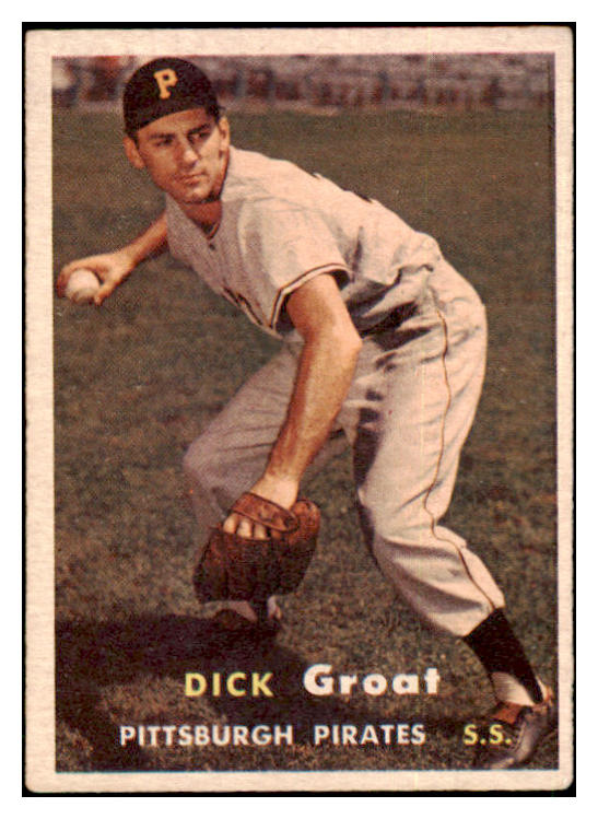 1957 Topps Baseball #012 Dick Groat Pirates VG-EX 501052