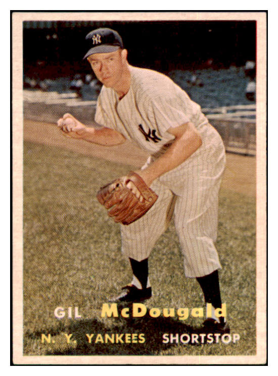 1957 Topps Baseball #200 Gil McDougald Yankees EX-MT 501063