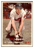 1957 Topps Baseball #122 Ken Boyer Cardinals EX-MT 501071