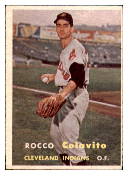 1957 Topps Baseball #212 Rocky Colavito Indians VG-EX 501075