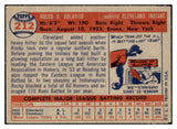 1957 Topps Baseball #212 Rocky Colavito Indians VG-EX 501075