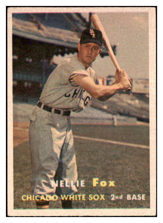 1957 Topps Baseball #038 Nellie Fox White Sox VG-EX 501076