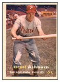 1957 Topps Baseball #070 Richie Ashburn Phillies EX-MT 501079