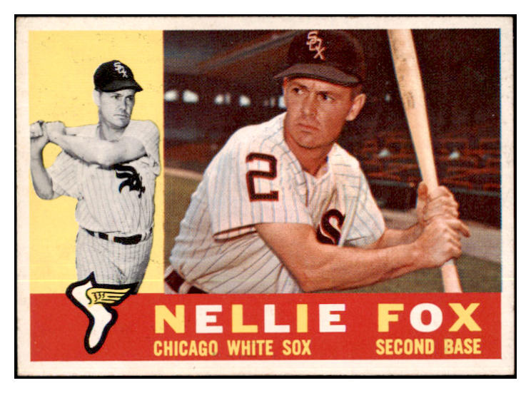 1960 Topps Baseball #100 Nellie Fox White Sox EX-MT 501091