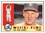 1960 Topps Baseball #035 Whitey Ford Yankees EX-MT 501095