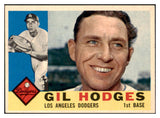 1960 Topps Baseball #295 Gil Hodges Dodgers NR-MT 501096