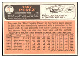 1966 Topps Baseball #072 Tony Perez Reds EX-MT 501109