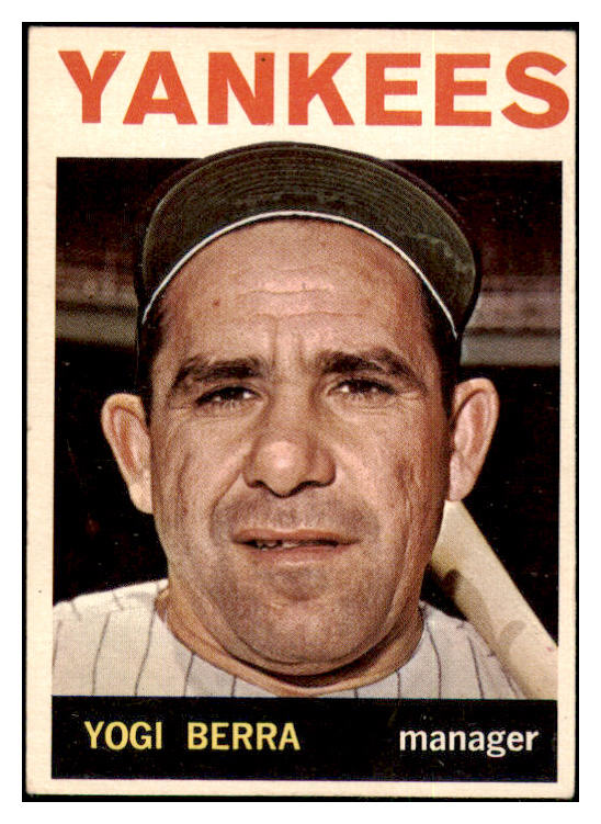 1964 Topps Baseball #021 Yogi Berra Yankees EX 501116