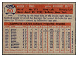 1957 Topps Baseball #090 Warren Spahn Braves Good 501120