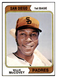 1974 Topps Baseball #250 Willie McCovey Padres EX-MT 501121