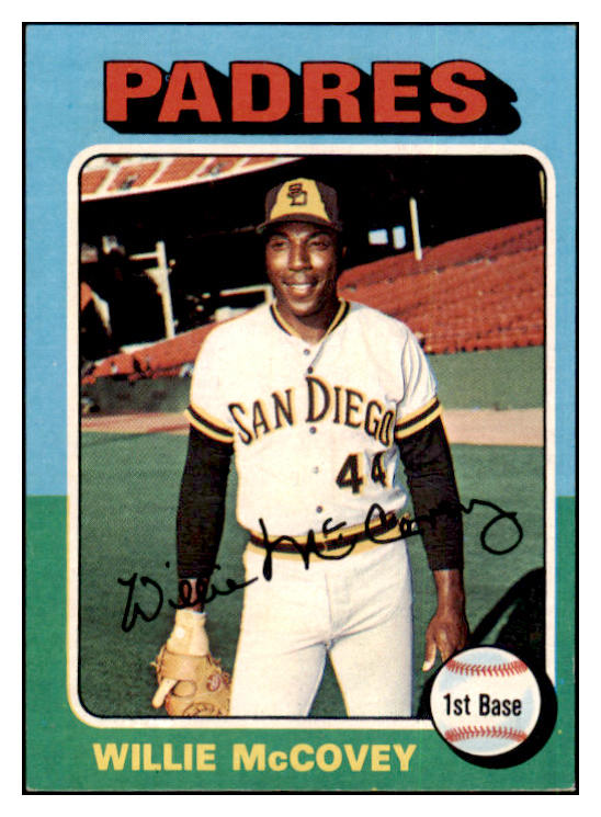 1975 Topps Baseball #450 Willie McCovey Padres EX-MT 501122