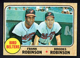 1968 Topps Baseball #530 Brooks Robinson Frank Robinson EX 501127