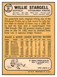 1968 Topps Baseball #086 Willie Stargell Pirates EX 501129