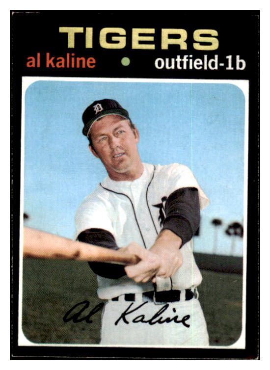 1971 Topps Baseball #180 Al Kaline Tigers VG-EX 501133