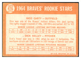 1964 Topps Baseball #476 Rico Carty Braves VG-EX 501140