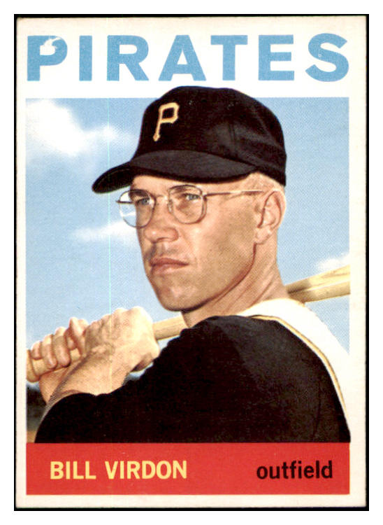 1964 Topps Baseball #495 Bill Virdon Pirates EX-MT 501142