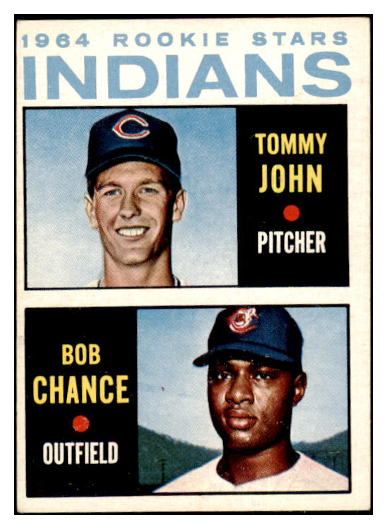 1964 Topps Baseball #146 Tommy John Indians EX 501149