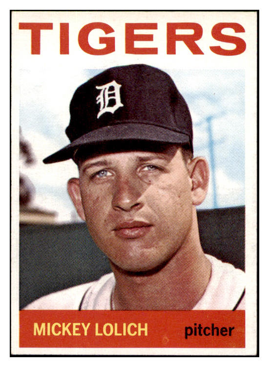 1964 Topps Baseball #128 Mickey Lolich Tigers EX-MT 501155