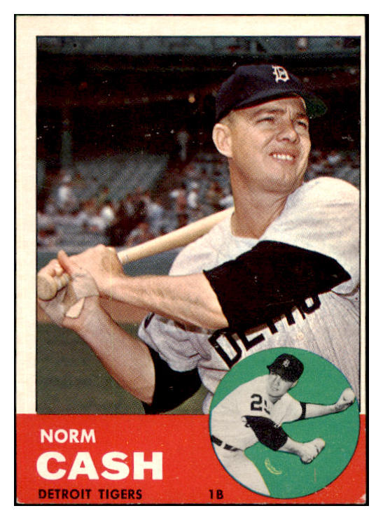 1963 Topps Baseball #445 Norm Cash Tigers VG-EX 501159