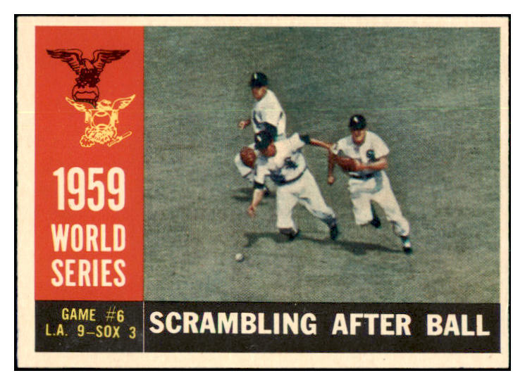 1960 Topps Baseball #390 World Series Game 6 Aparicio NR-MT 501172