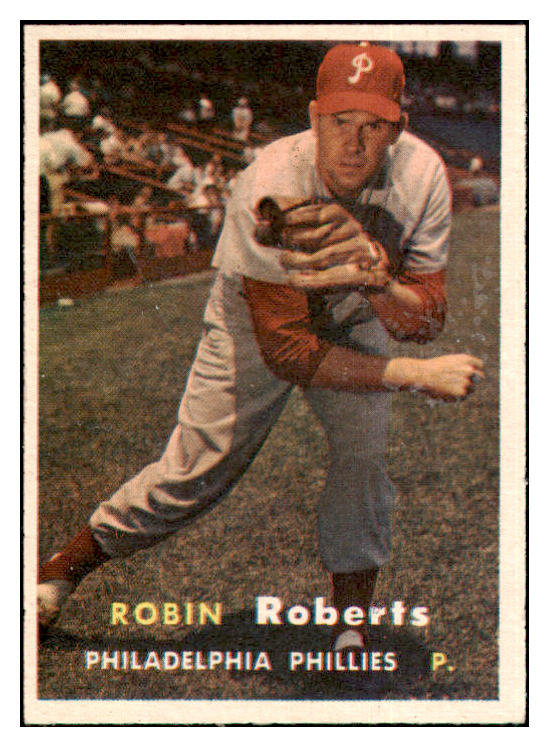 1957 Topps Baseball #015 Robin Roberts Phillies NR-MT 501192