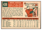 1959 Topps Baseball #439 Brooks Robinson Orioles VG-EX 501202