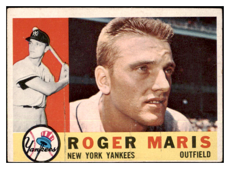1960 Topps Baseball #377 Roger Maris Yankees VG-EX 501203
