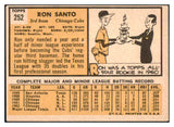 1963 Topps Baseball #252 Ron Santo Cubs VG-EX 501208