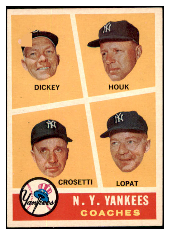 1960 Topps Baseball #465 Bill Dickey Yankees EX-MT 501218