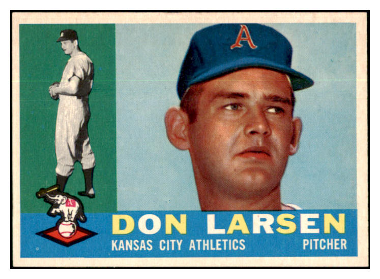 1960 Topps Baseball #353 Don Larsen A's VG-EX 501219